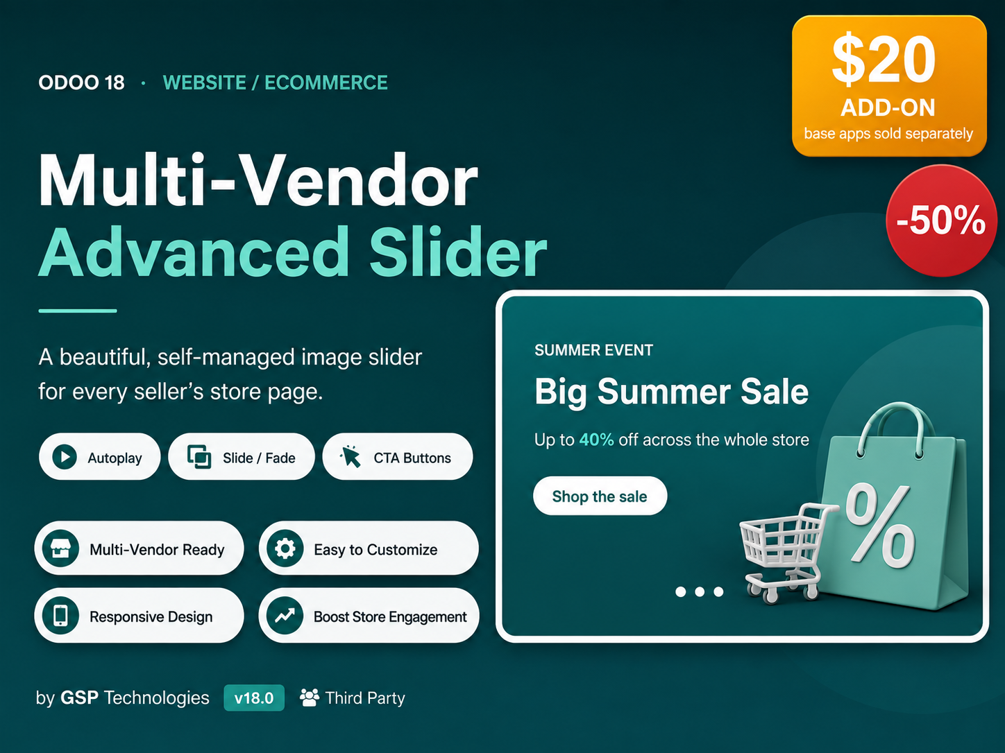 Multi-Vendor Advanced Slider