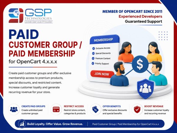 paid customer group / paid membership